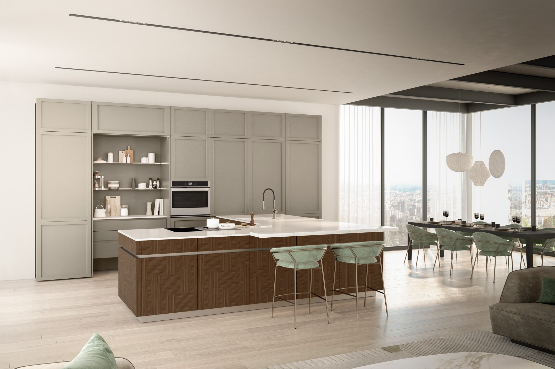 Cucina modello  Convivio ed Iconica