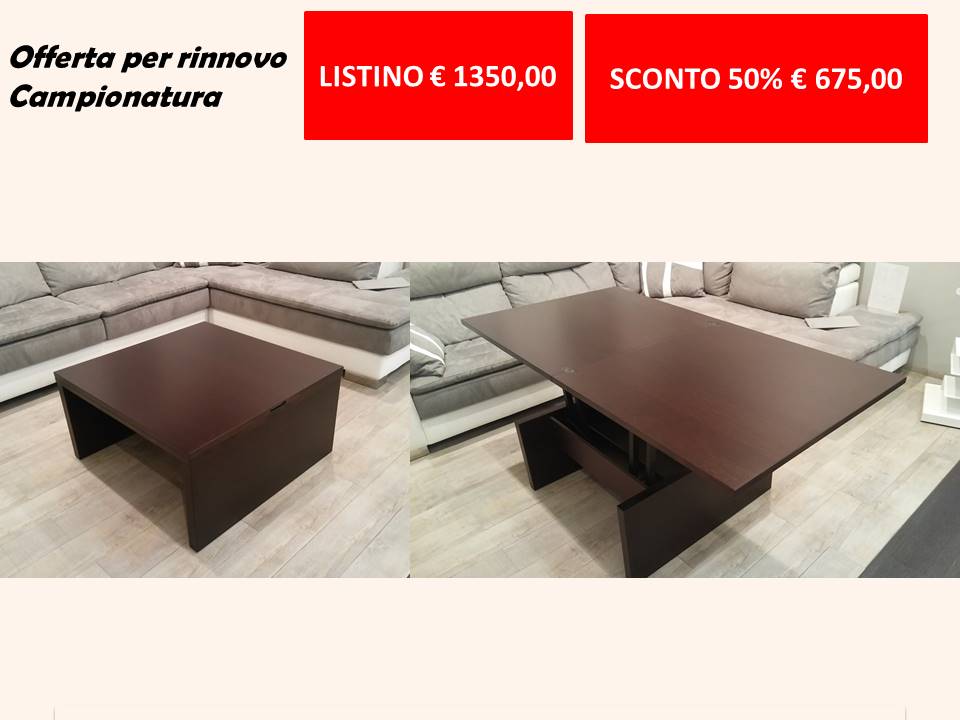 offerta outlet Tavolino trasformabile