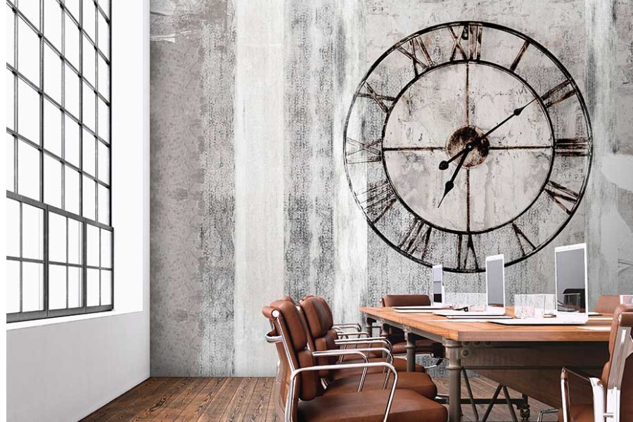 Carta da parati CLOCK