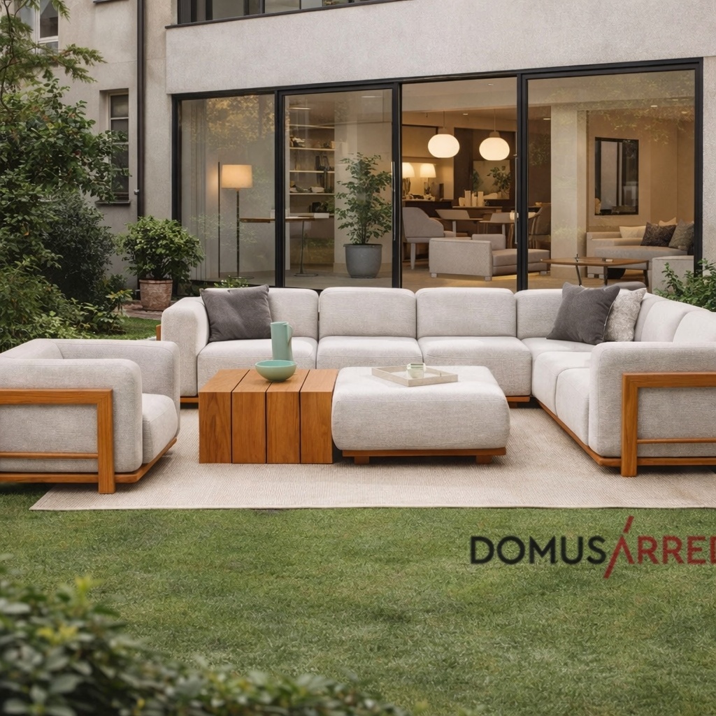 RULE TEAK SET DIVANI PER ESTERNO