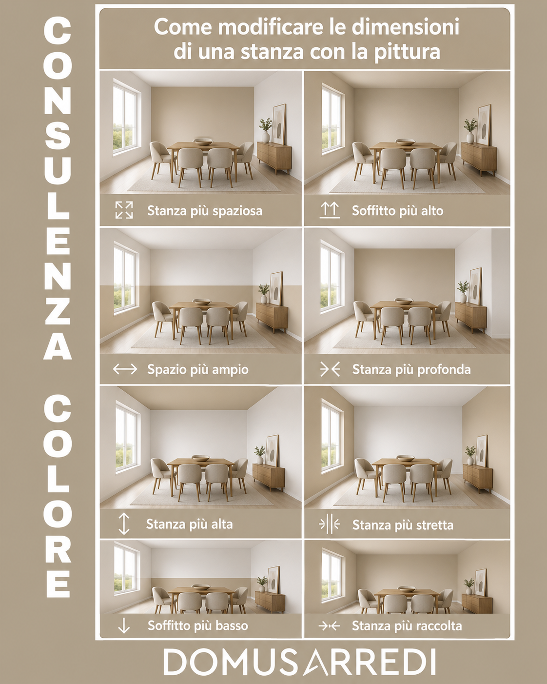 come utilizzare il colore per modificare la percezione degli spazi